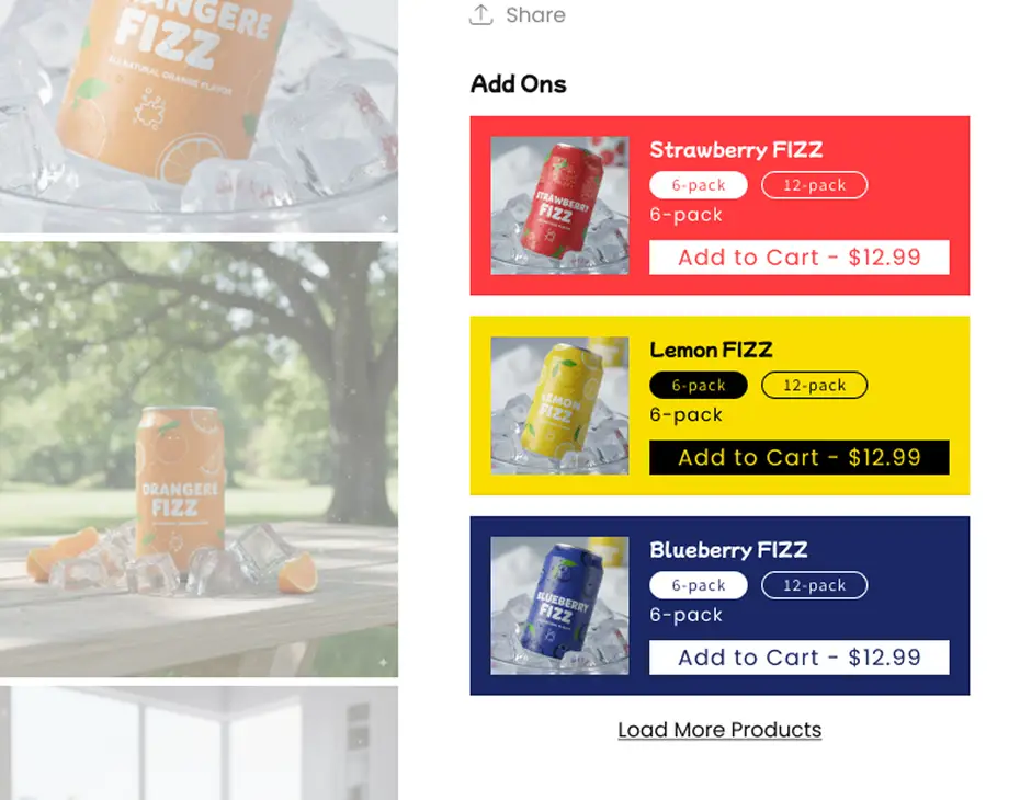 Upsell Sections